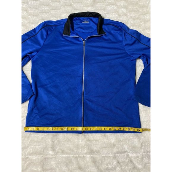 PGA tour Mens XL GOLF jacket Blue Full Zip - Picture 4 of 8